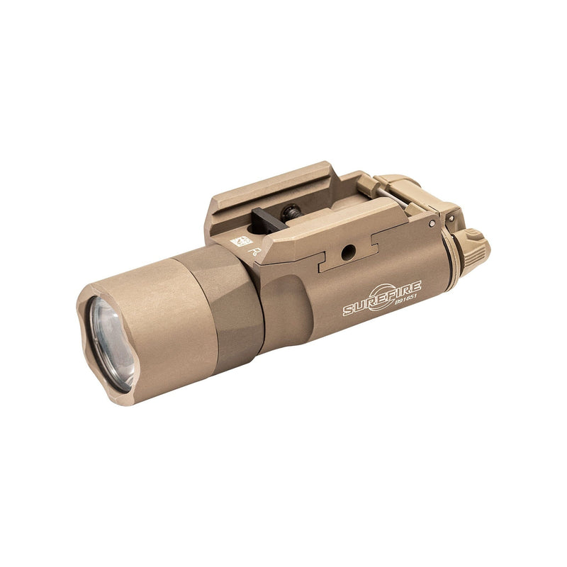 SureFire X300U-B Ultra weapon light in tan producing 1000 lumens for pistol use