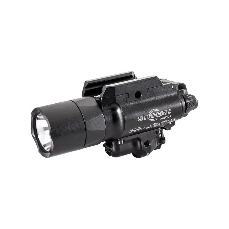 SureFire X400T-A Turbo weapon light with red laser combining high candela turbo throw with an aiming laser
