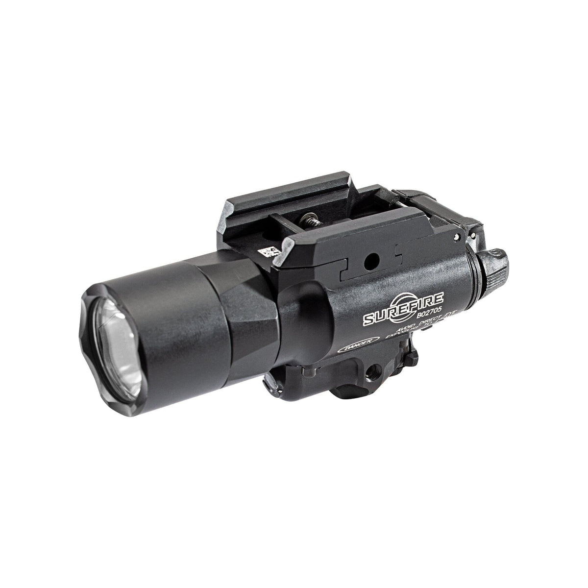 SureFire X400U-A Ultra weapon light with green laser producing 1000 lumens alongside the aiming laser