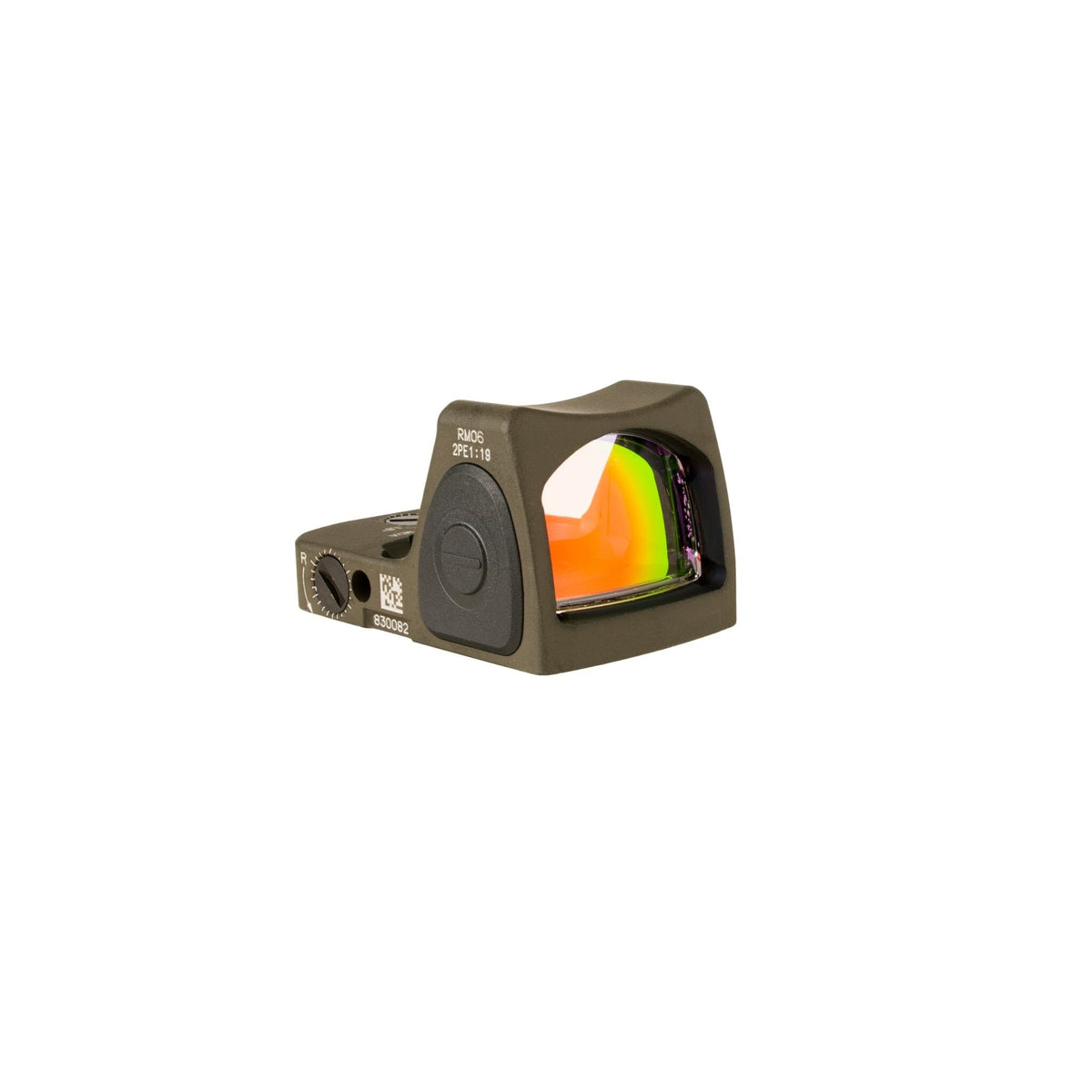Trijicon RMR Type 2 3.25 MOA adjustable LED red dot sight in olive drab green