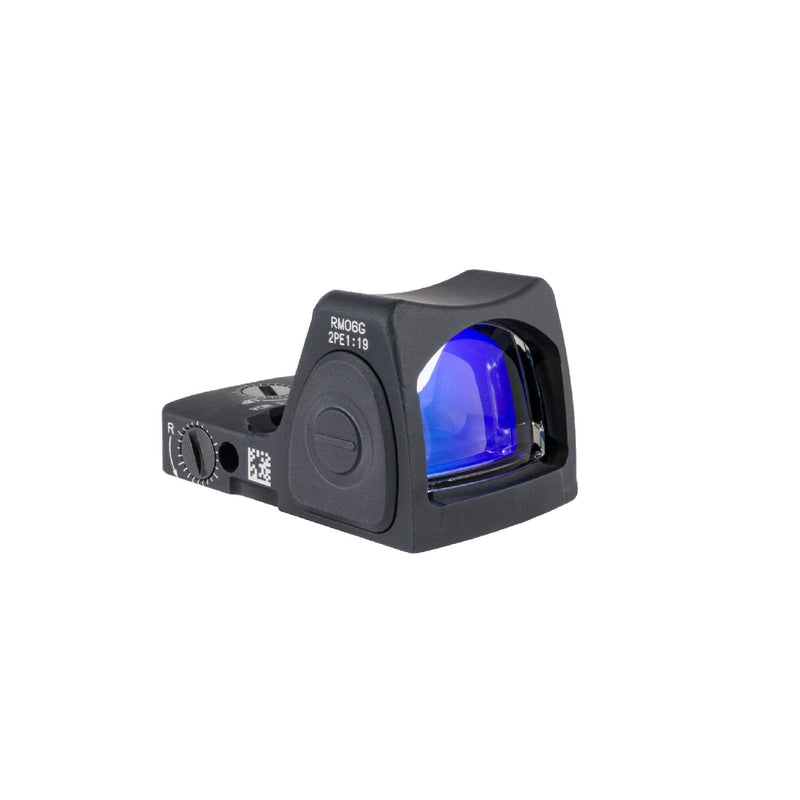 Trijicon RMR Type 2 green dot sight with a 3.25 MOA dot on the RMR footprint