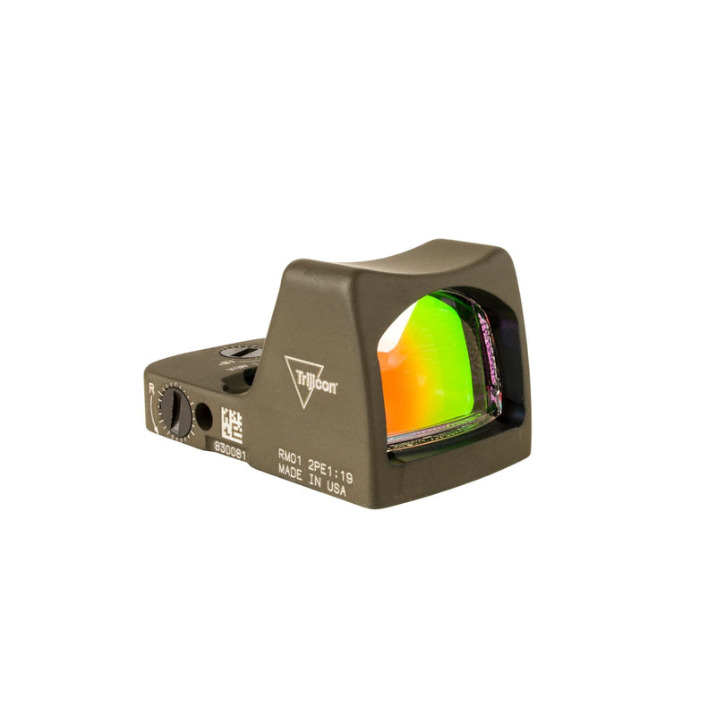 Trijicon RMR Type 2 3.25 MOA red dot sight in olive drab green