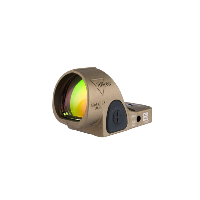 Trijicon SRO 2.5 MOA adjustable LED red dot sight in coyote